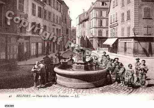 Ville de BELFORT, carte postale ancienne