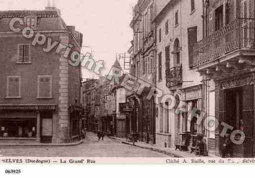 Ville de BELVES, carte postale ancienne