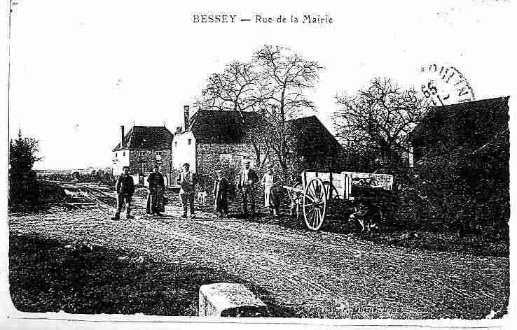Ville de BESSEYLESCITEAUX, carte postale ancienne