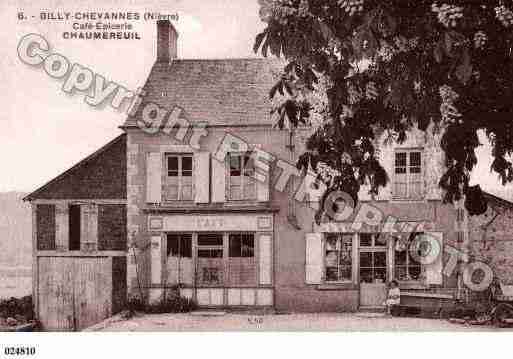 Ville de BILLYCHEVANNES, carte postale ancienne