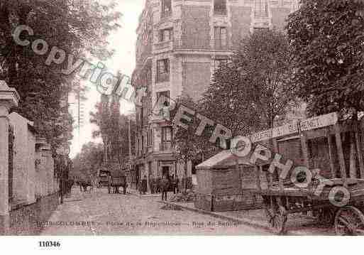 Ville de BOISCOLOMBES, carte postale ancienne