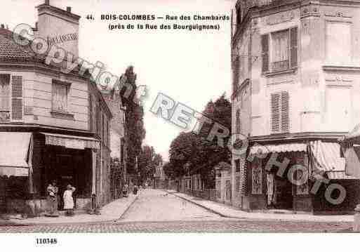 Ville de BOISCOLOMBES, carte postale ancienne