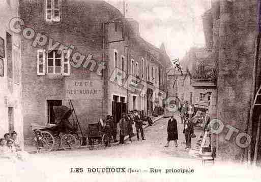 Ville de BOUCHOUX(LES), carte postale ancienne