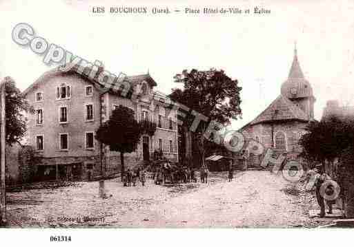 Ville de BOUCHOUX(LES), carte postale ancienne