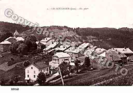 Ville de BOUCHOUX(LES), carte postale ancienne