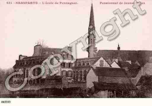 Ville de BRASPARTS, carte postale ancienne