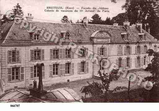 Ville de BRETEUILSURITON, carte postale ancienne