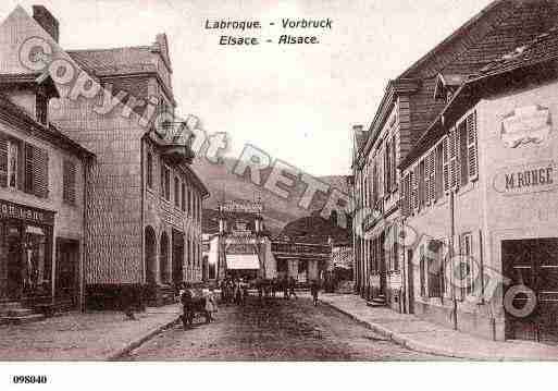 Ville de BROQUE(LA), carte postale ancienne