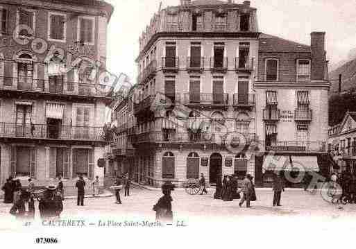 Ville de CAUTERETS, carte postale ancienne