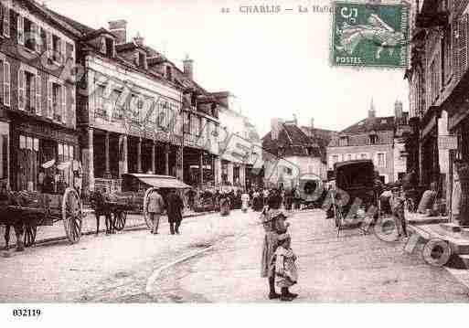 Ville de CHABLIS, carte postale ancienne