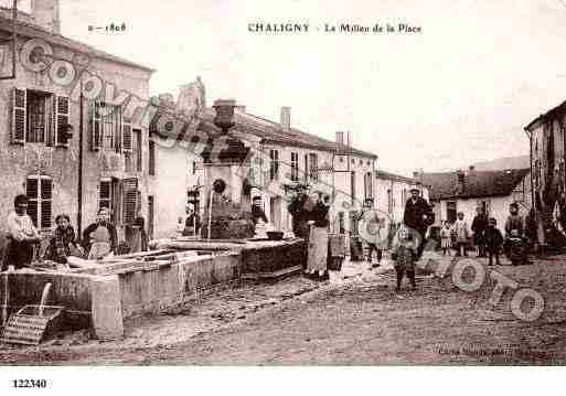Ville de CHALIGNY, carte postale ancienne