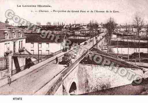 Ville de CHARMES, carte postale ancienne