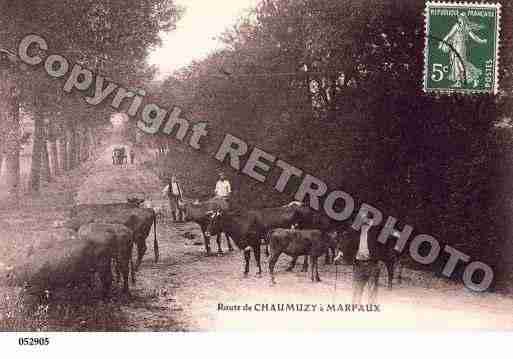 Ville de CHAUMUZY, carte postale ancienne