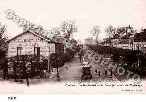 Ville de CHELLES, carte postale ancienne