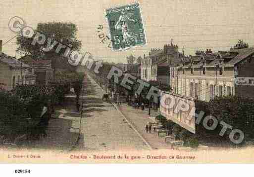 Ville de CHELLES, carte postale ancienne