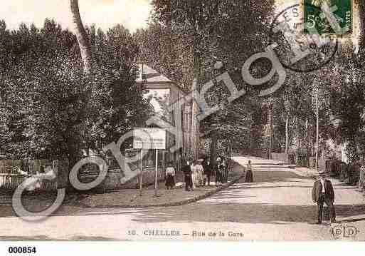 Ville de CHELLES, carte postale ancienne