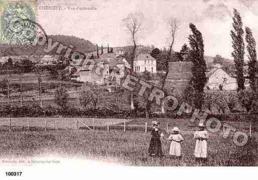 Ville de CHERIZET, carte postale ancienne