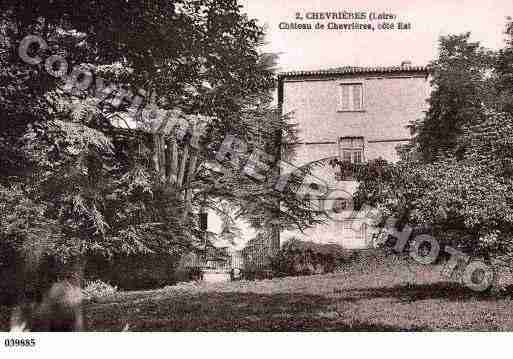 Ville de CHEVRIERES, carte postale ancienne