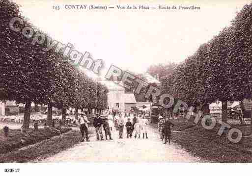 Ville de CONTAY, carte postale ancienne