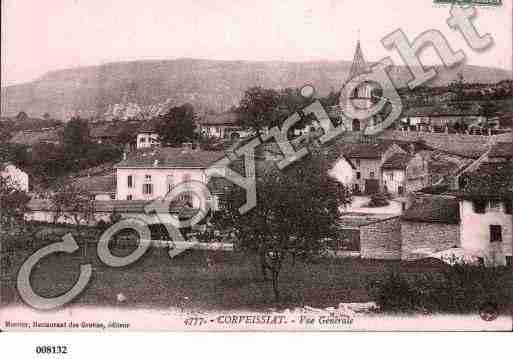 Ville de CORVEISSIAT, carte postale ancienne