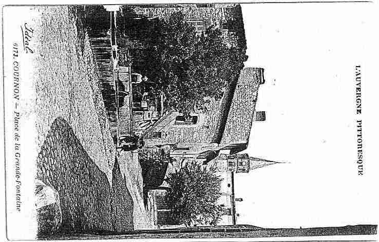 Ville de COURNOND'AUVERGNE, carte postale ancienne