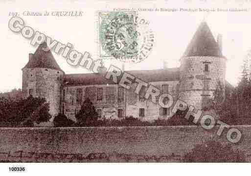 Ville de CRUZILLE, carte postale ancienne