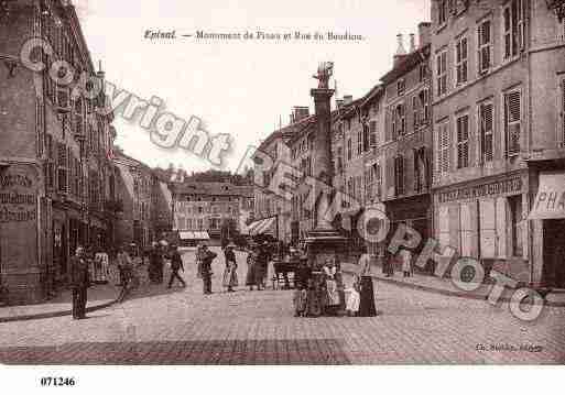 Ville de EPINAL, carte postale ancienne