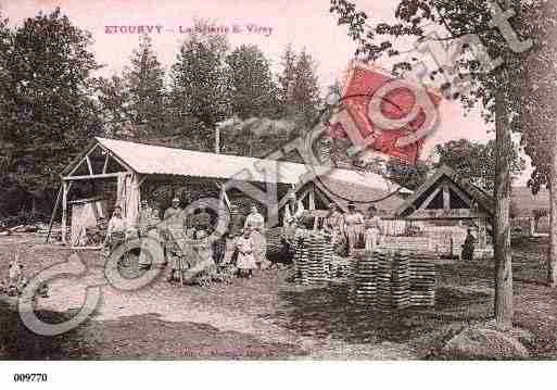 Ville de ETOURVY, carte postale ancienne