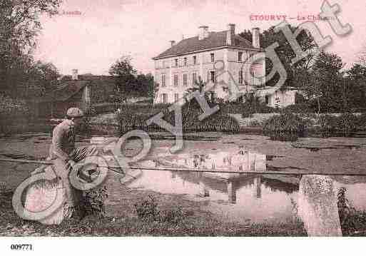 Ville de ETOURVY, carte postale ancienne