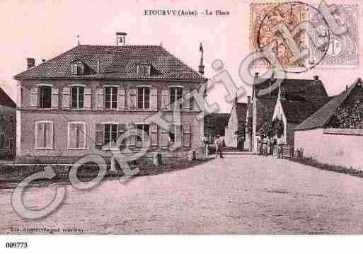 Ville de ETOURVY, carte postale ancienne