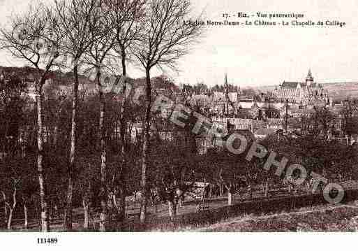 Ville de EU, carte postale ancienne