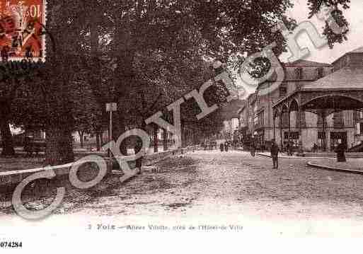 Ville de FOIX, carte postale ancienne