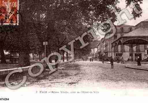 Ville de FOIX, carte postale ancienne