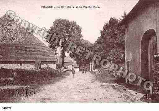 Ville de FRASNE, carte postale ancienne