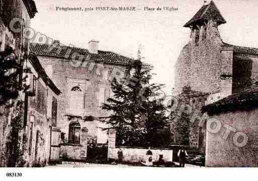 Ville de FREGIMONT, carte postale ancienne