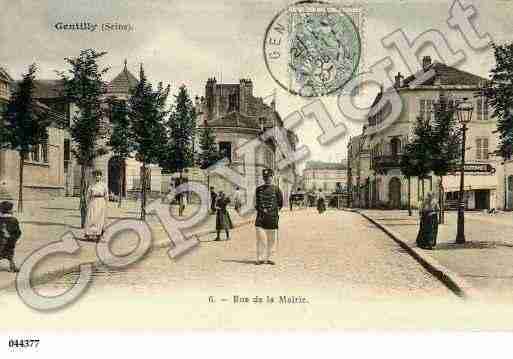 Ville de GENTILLY, carte postale ancienne