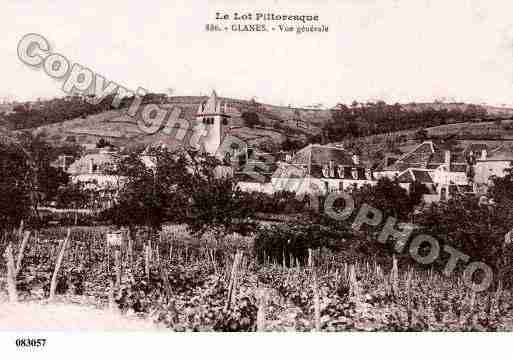 Ville de GLANES, carte postale ancienne