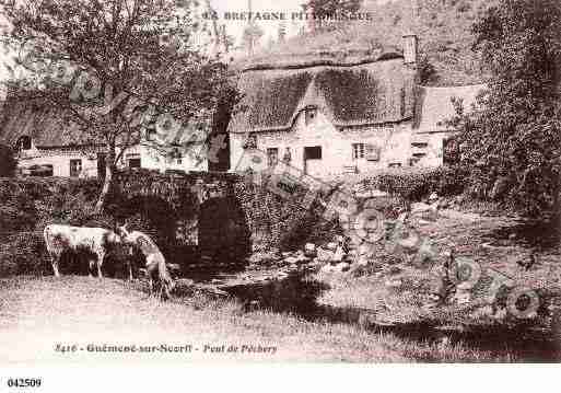 Ville de GUEMENESURSCORFF, carte postale ancienne Ville de GUEMENESURSCORFF, carte postale ancienne
