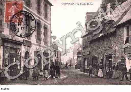 Ville de GUINGAMP, carte postale ancienne