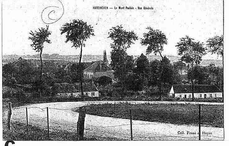 Ville de HARDINGHEM, carte postale ancienne