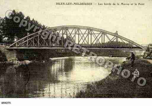 Ville de ISLESLESMELDEUSES, carte postale ancienne