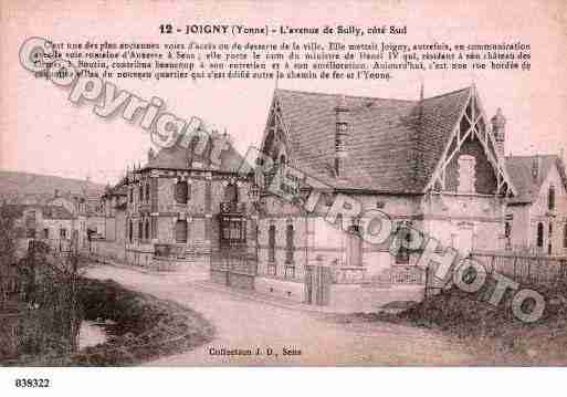 Ville de JOIGNY, carte postale ancienne