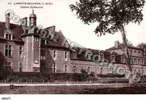 Ville de LAMOTTEBEUVRON, carte postale ancienne