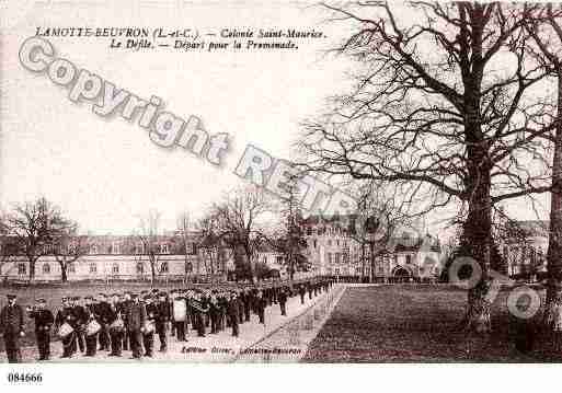 Ville de LAMOTTEBEUVRON, carte postale ancienne