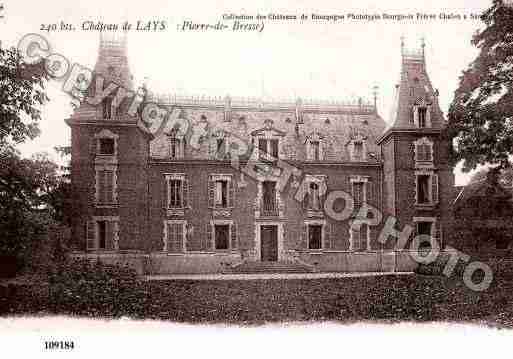 Ville de LAYSSURLEDOUBS, carte postale ancienne