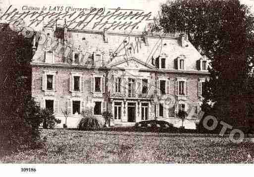 Ville de LAYSSURLEDOUBS, carte postale ancienne