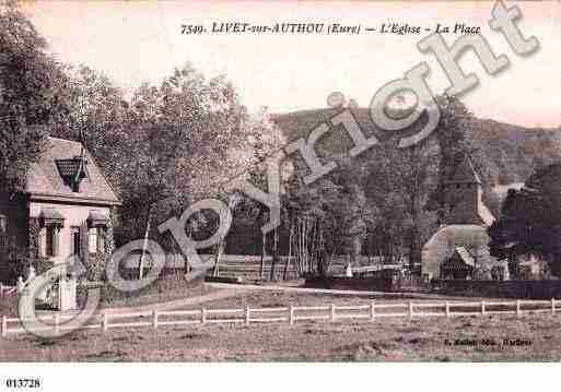 Ville de LIVETSURAUTHOU, carte postale ancienne