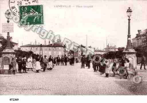 Ville de LUNEVILLE, carte postale ancienne