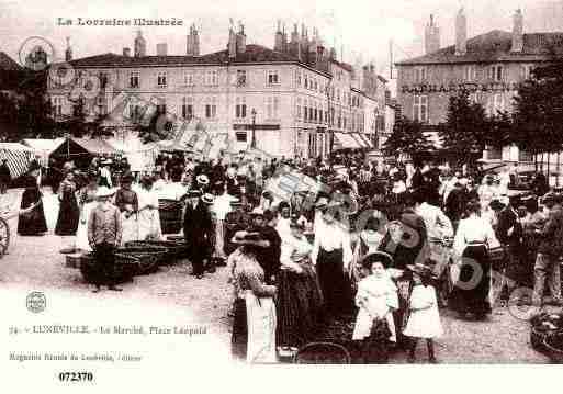 Ville de LUNEVILLE, carte postale ancienne