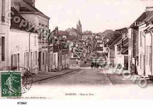 Ville de MAMERS, carte postale ancienne